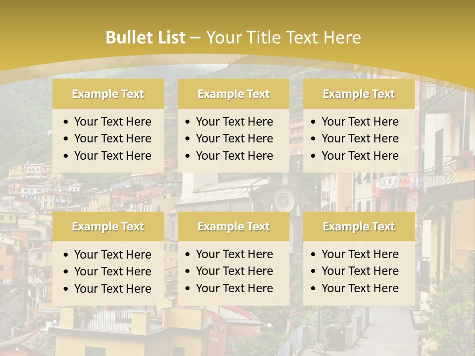 Water Rock Village PowerPoint Template