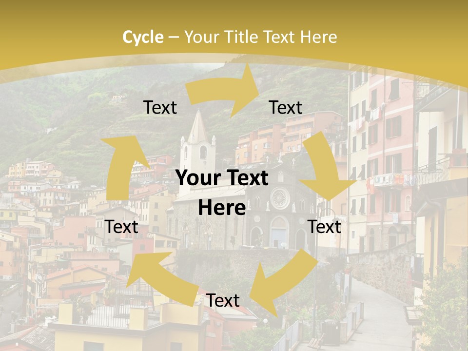 Water Rock Village PowerPoint Template