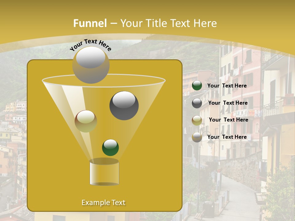 Water Rock Village PowerPoint Template