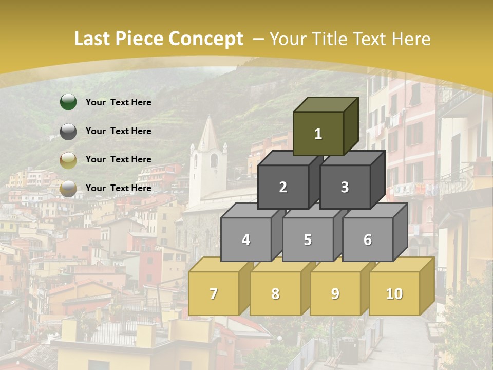 Water Rock Village PowerPoint Template