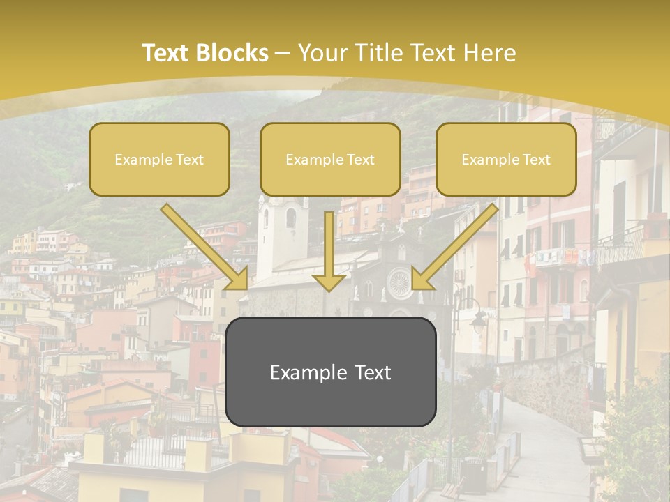 Water Rock Village PowerPoint Template