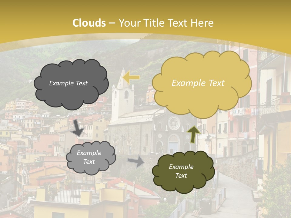 Water Rock Village PowerPoint Template