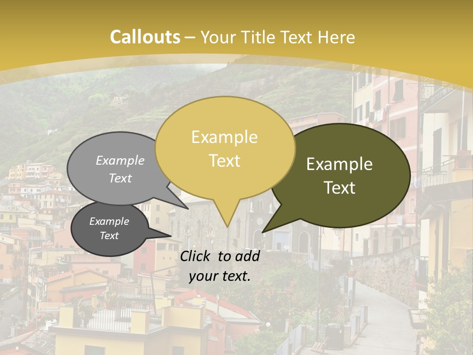 Water Rock Village PowerPoint Template