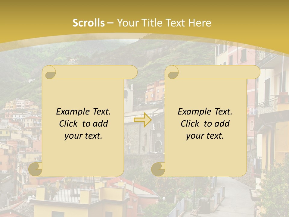 Water Rock Village PowerPoint Template