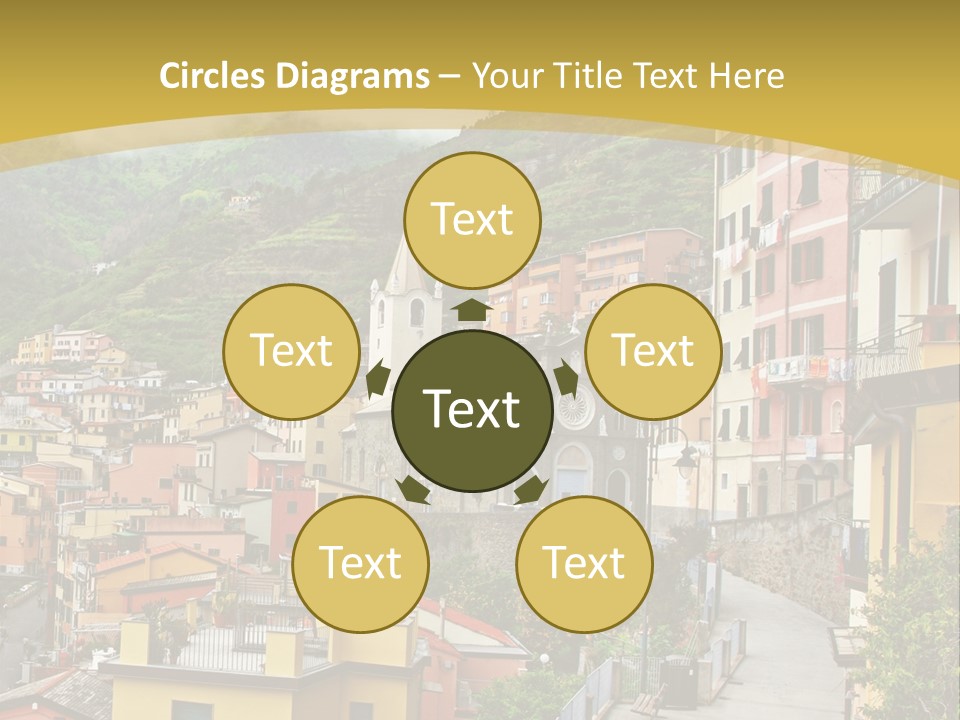 Water Rock Village PowerPoint Template