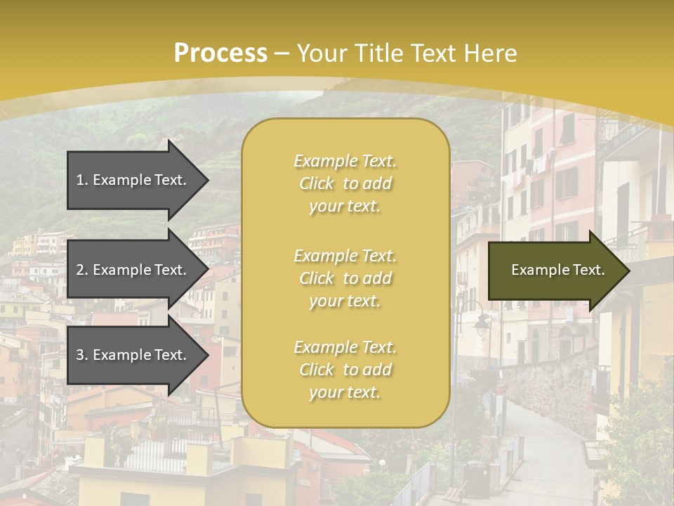 Water Rock Village PowerPoint Template