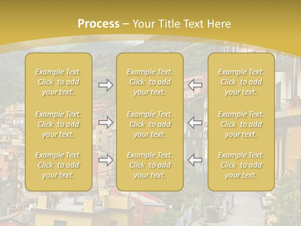 Water Rock Village PowerPoint Template