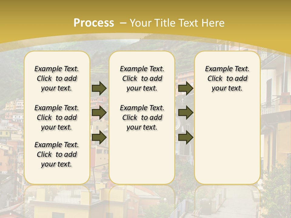 Water Rock Village PowerPoint Template