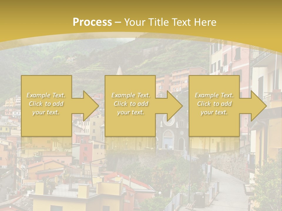 Water Rock Village PowerPoint Template