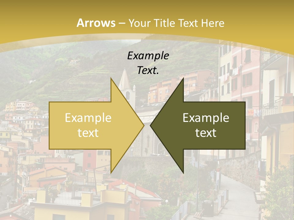 Water Rock Village PowerPoint Template