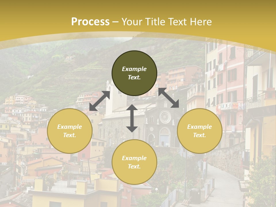 Water Rock Village PowerPoint Template