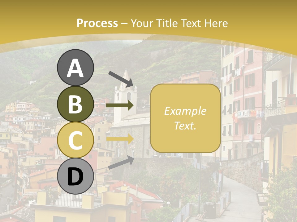 Water Rock Village PowerPoint Template