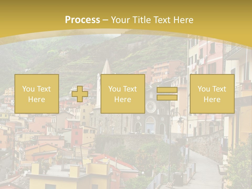 Water Rock Village PowerPoint Template