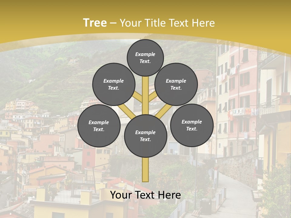 Water Rock Village PowerPoint Template