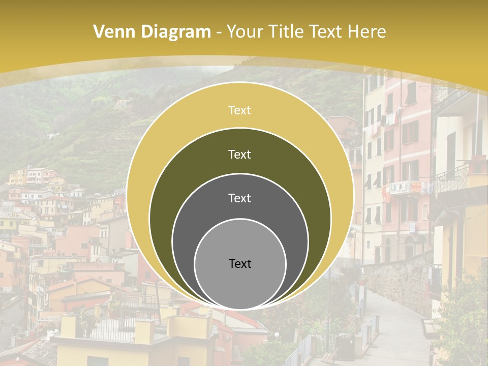 Water Rock Village PowerPoint Template