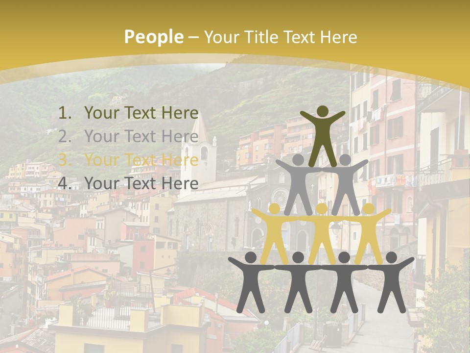 Water Rock Village PowerPoint Template