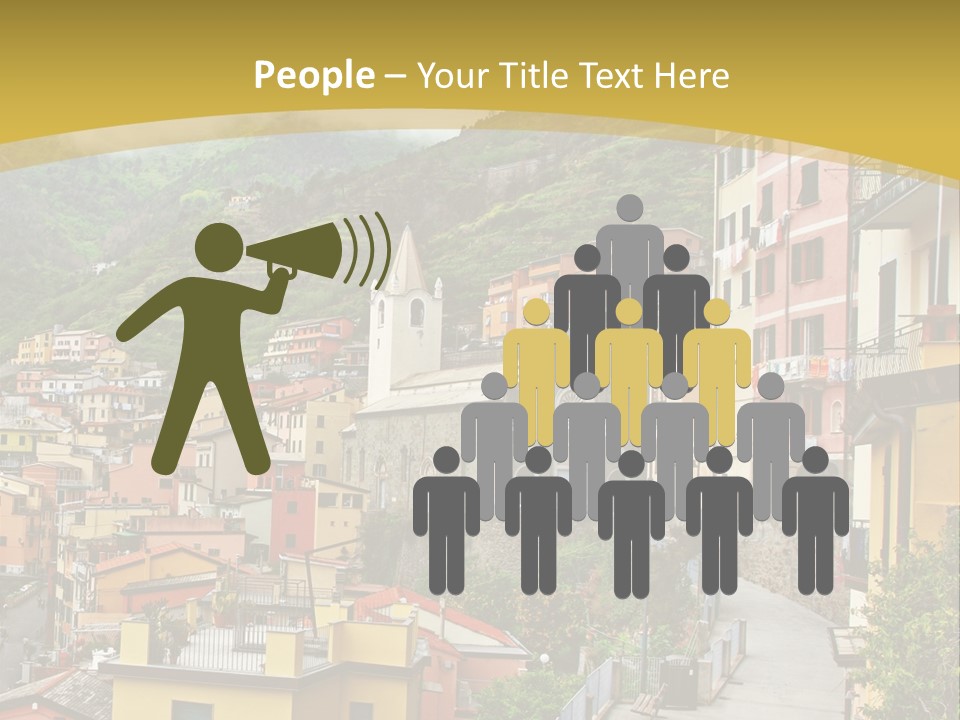 Water Rock Village PowerPoint Template