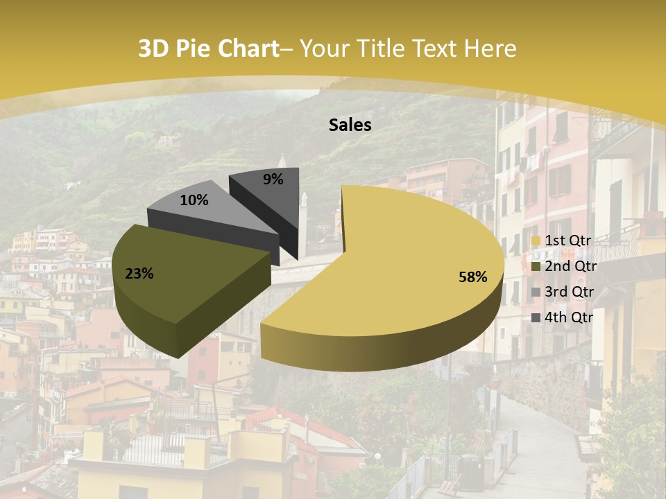 Water Rock Village PowerPoint Template