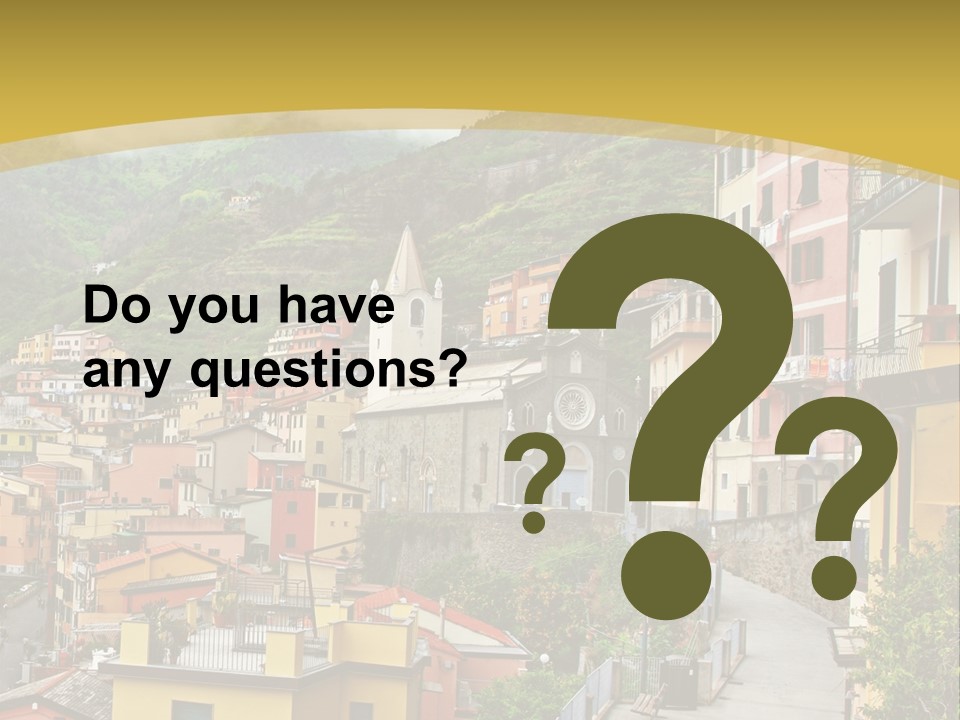 Water Rock Village PowerPoint Template