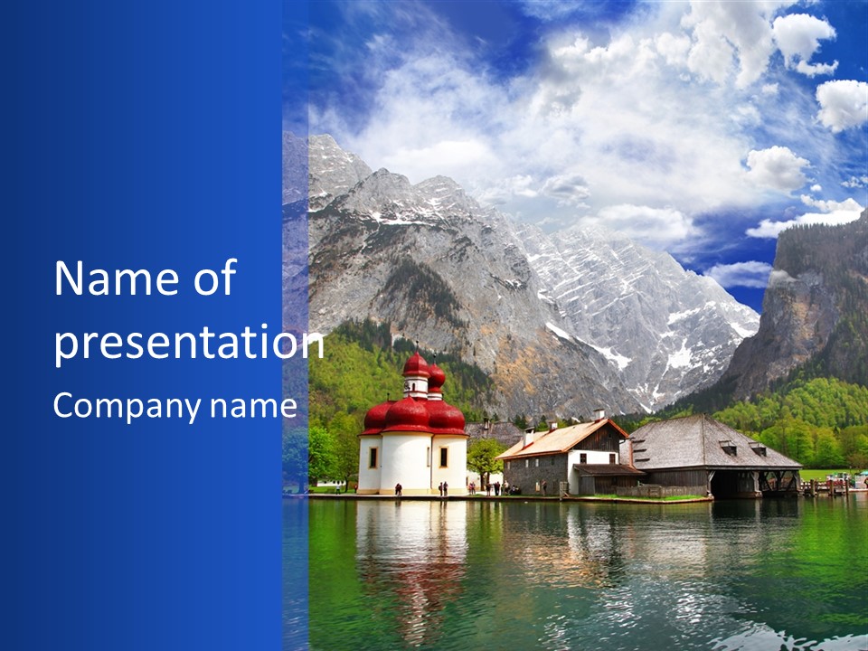 Scenic Europe Bavaria PowerPoint Template