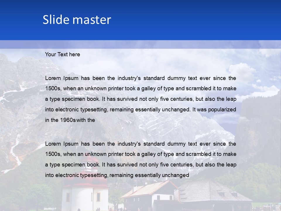 Scenic Europe Bavaria PowerPoint Template