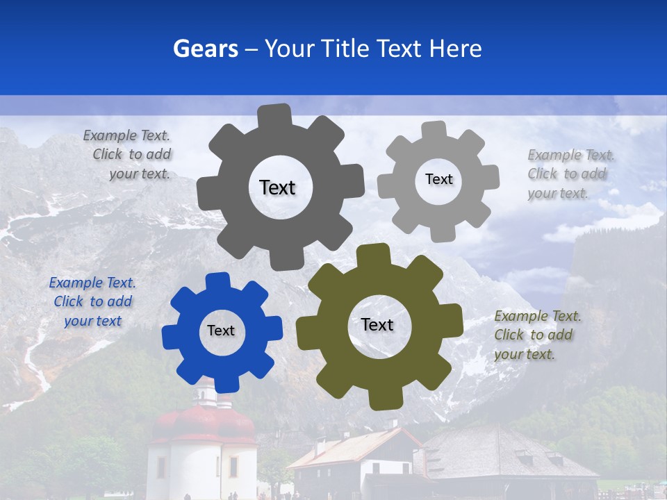 Scenic Europe Bavaria PowerPoint Template