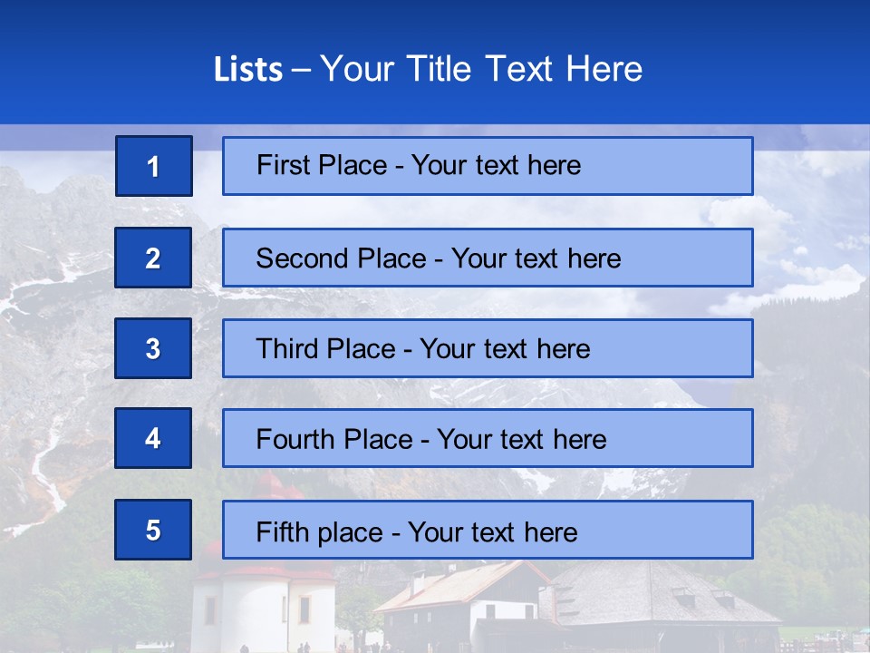 Scenic Europe Bavaria PowerPoint Template