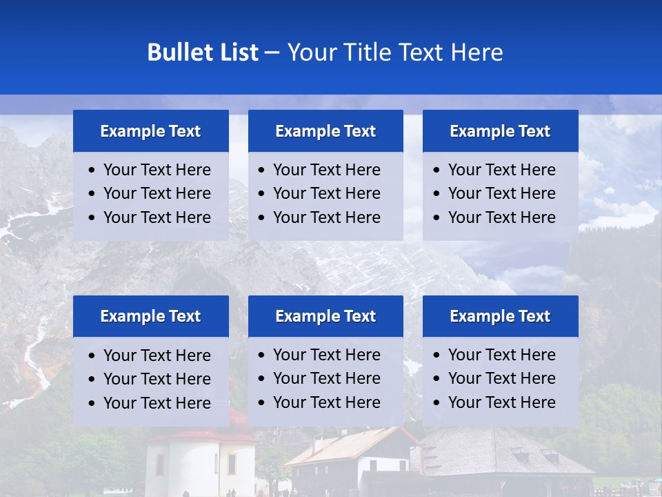 Scenic Europe Bavaria PowerPoint Template