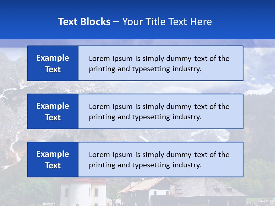 Scenic Europe Bavaria PowerPoint Template