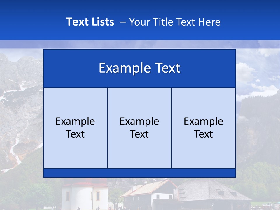 Scenic Europe Bavaria PowerPoint Template