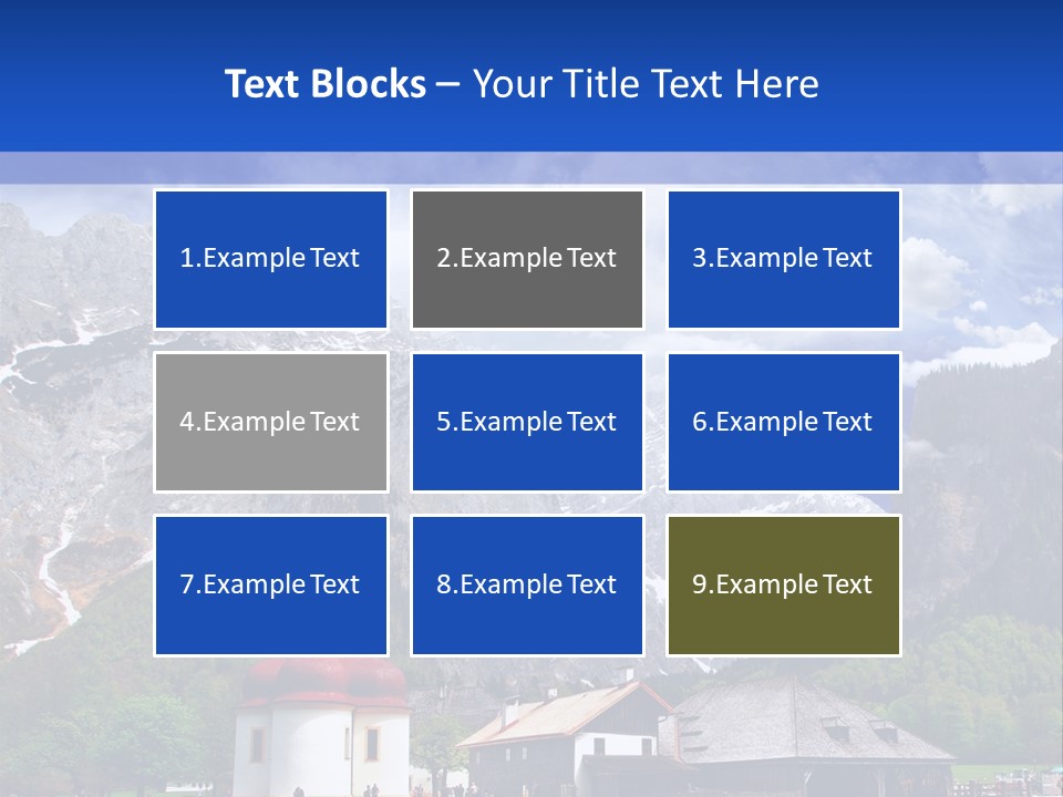 Scenic Europe Bavaria PowerPoint Template