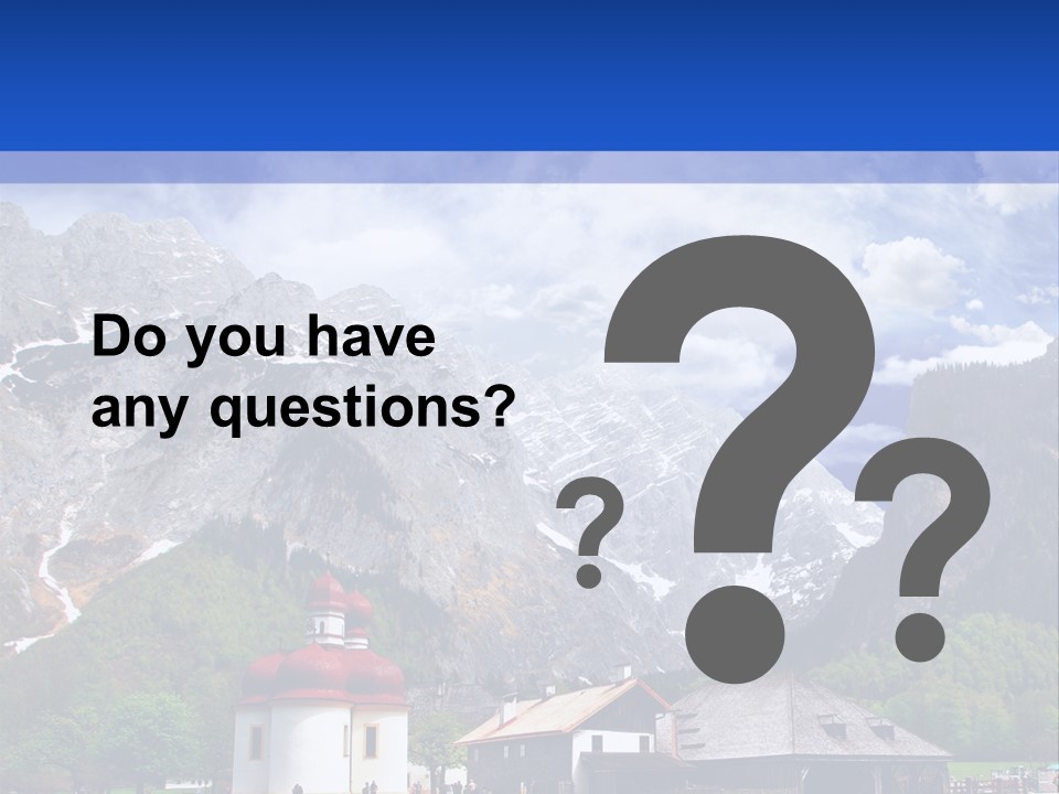 Scenic Europe Bavaria PowerPoint Template