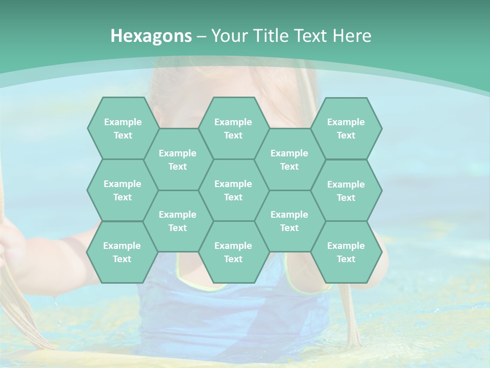 Swing Waterpark White PowerPoint Template