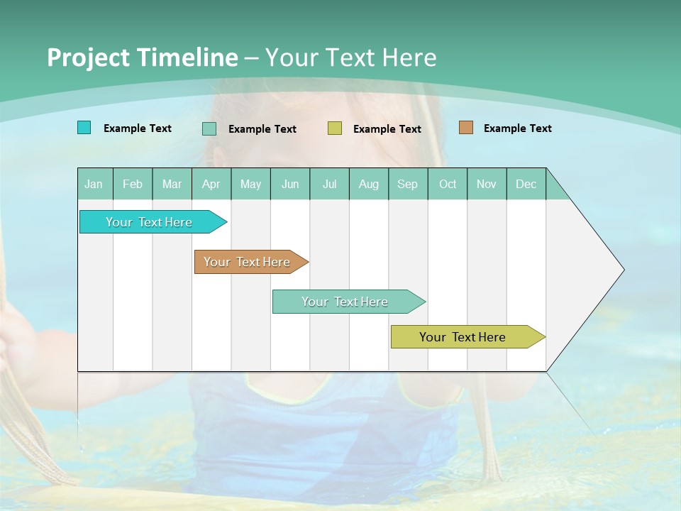 Swing Waterpark White PowerPoint Template