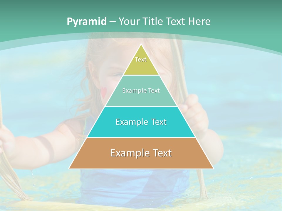 Swing Waterpark White PowerPoint Template