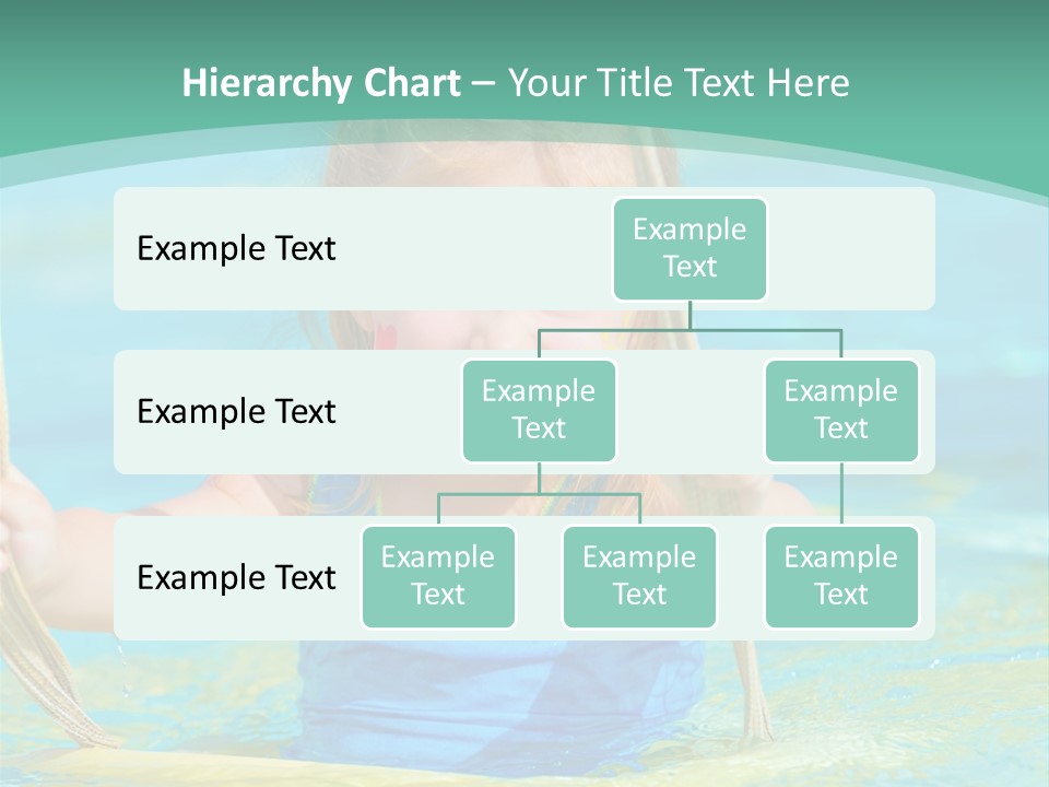Swing Waterpark White PowerPoint Template