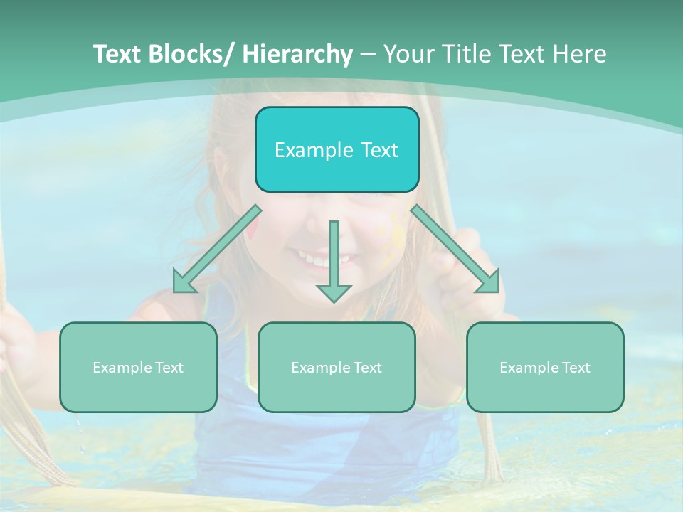 Swing Waterpark White PowerPoint Template