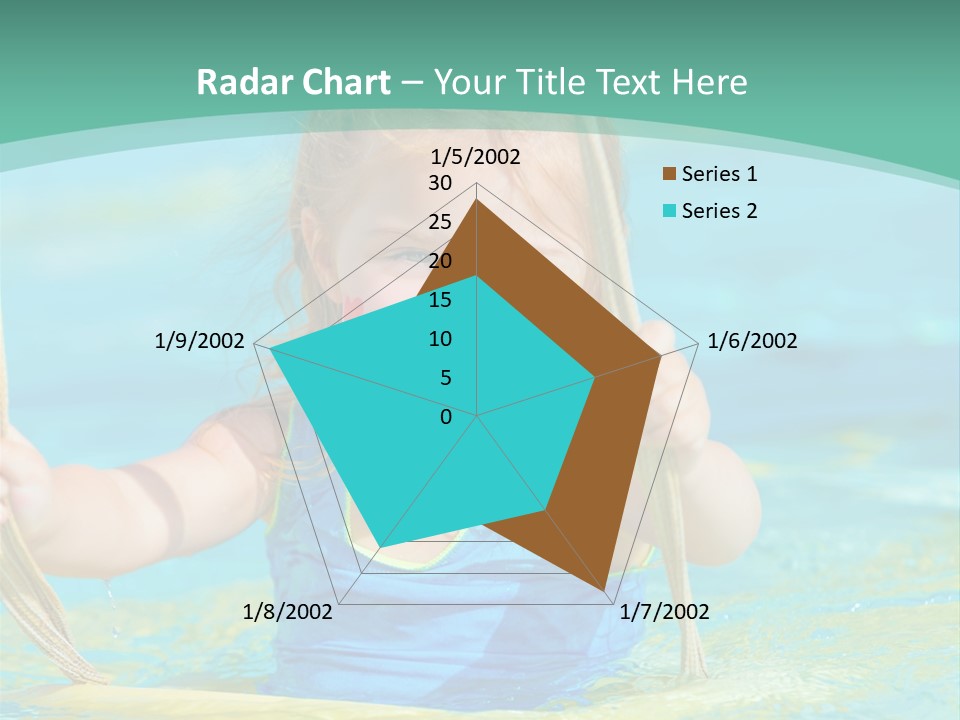 Swing Waterpark White PowerPoint Template