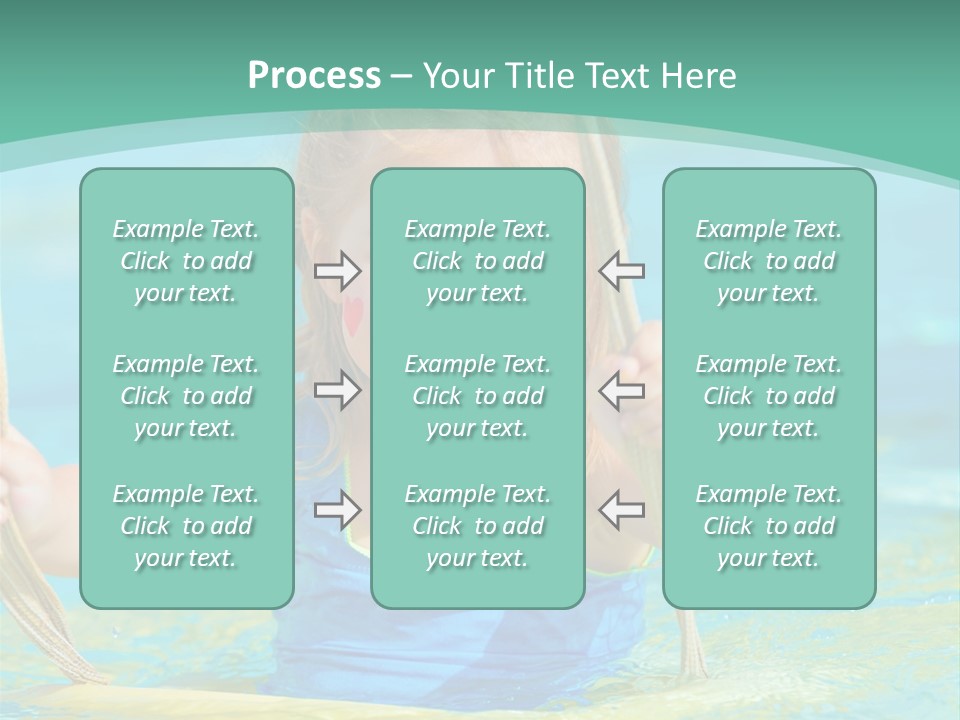 Swing Waterpark White PowerPoint Template