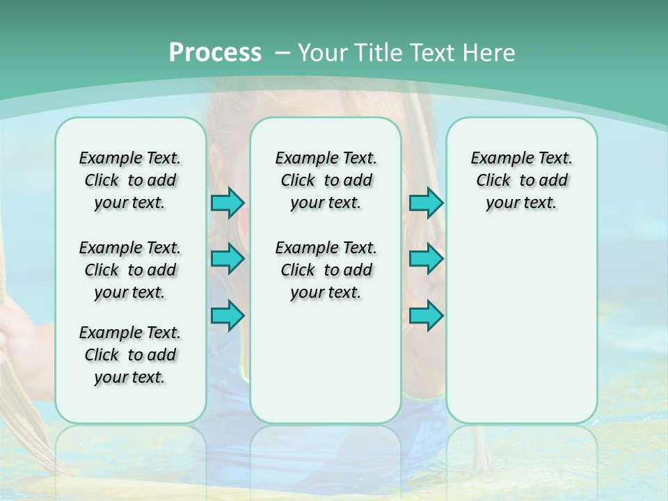 Swing Waterpark White PowerPoint Template