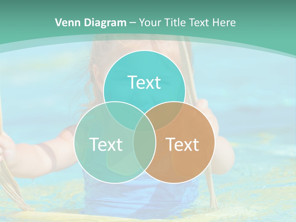 Swing Waterpark White PowerPoint Template