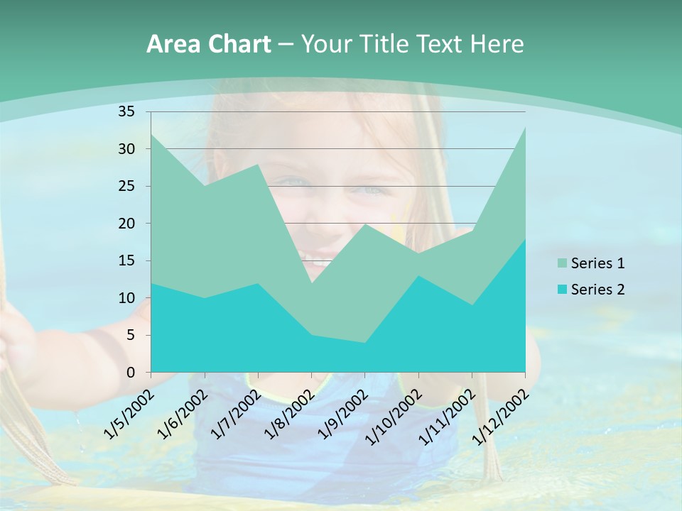 Swing Waterpark White PowerPoint Template
