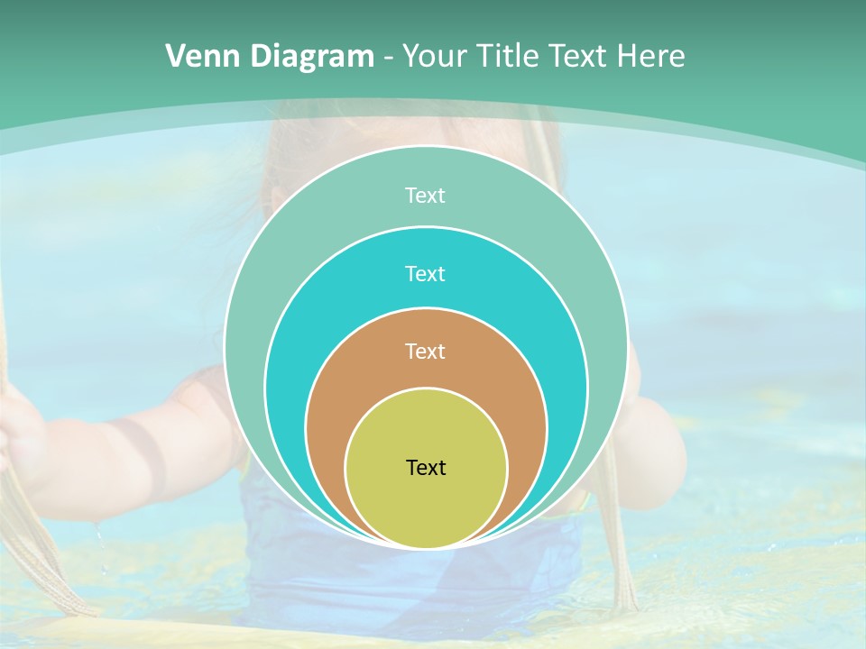 Swing Waterpark White PowerPoint Template