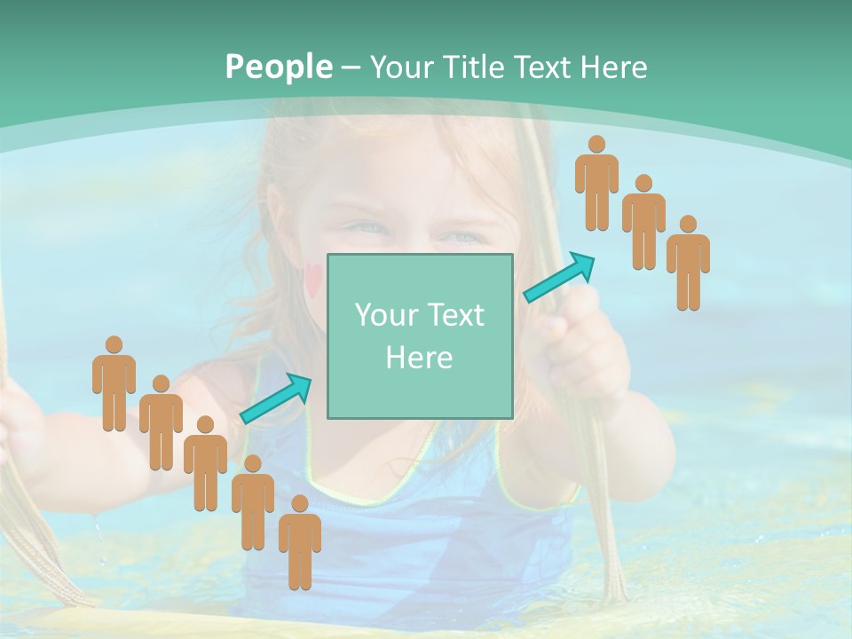 Swing Waterpark White PowerPoint Template