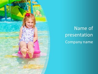 Holidays Poolside Leisure PowerPoint Template