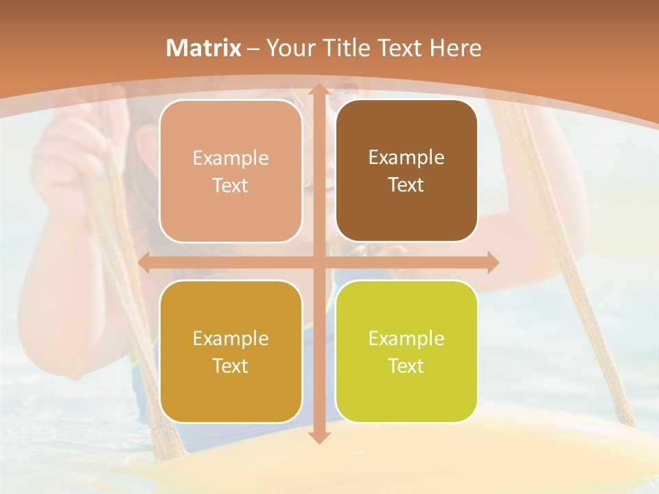 Young Child Portrait PowerPoint Template