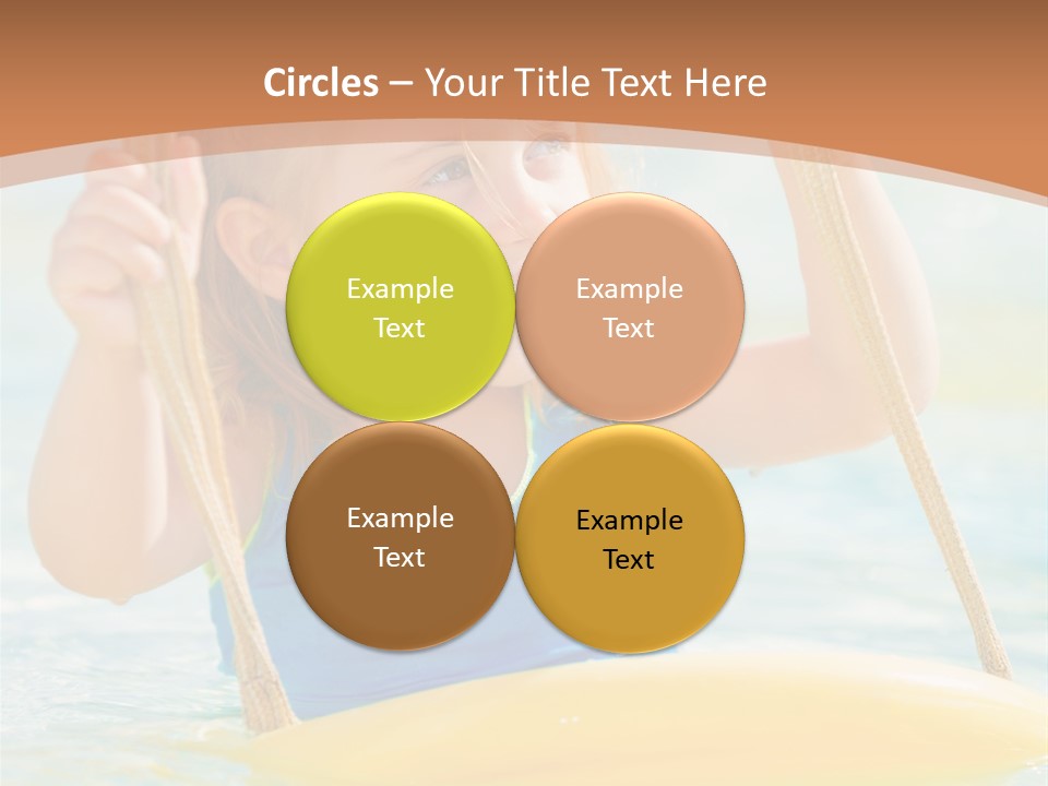 Young Child Portrait PowerPoint Template