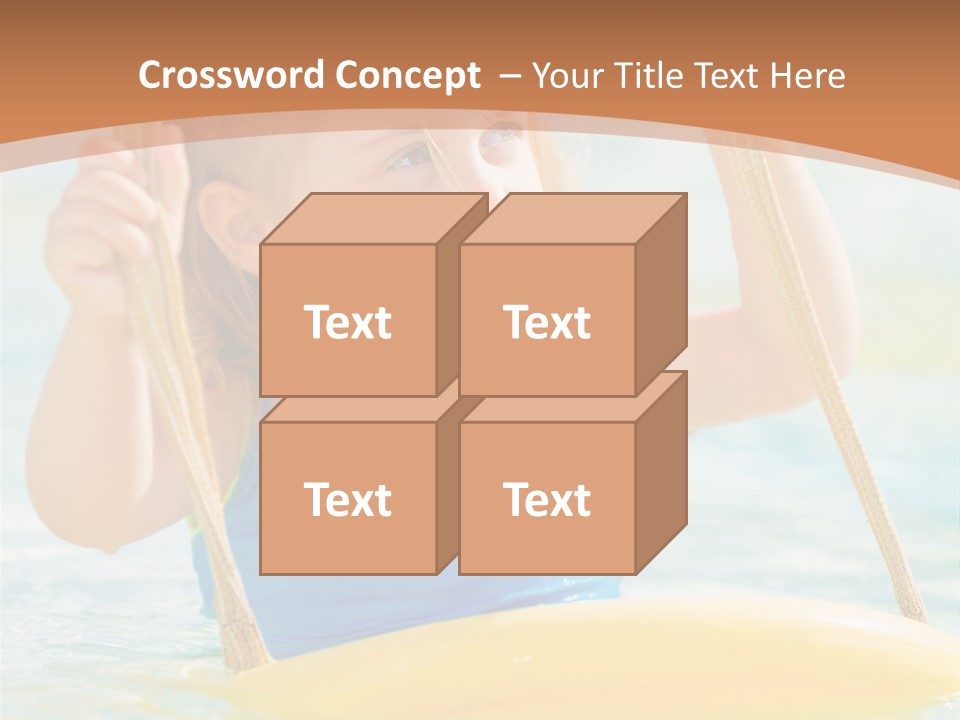 Young Child Portrait PowerPoint Template