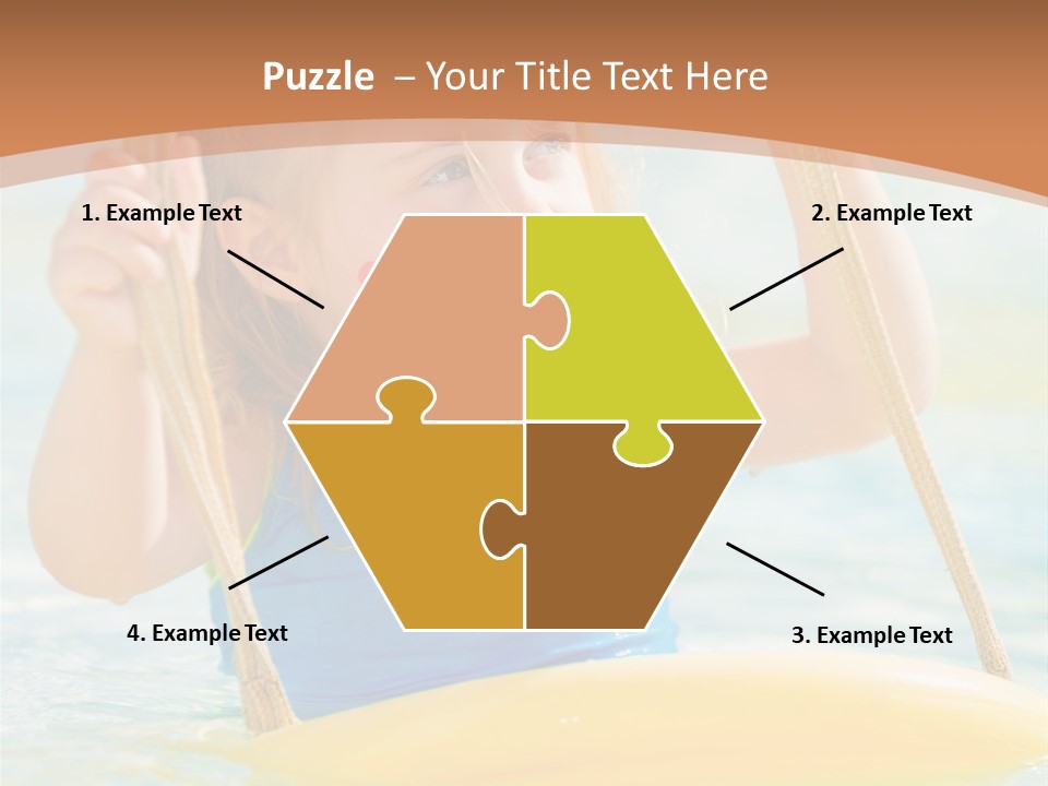 Young Child Portrait PowerPoint Template