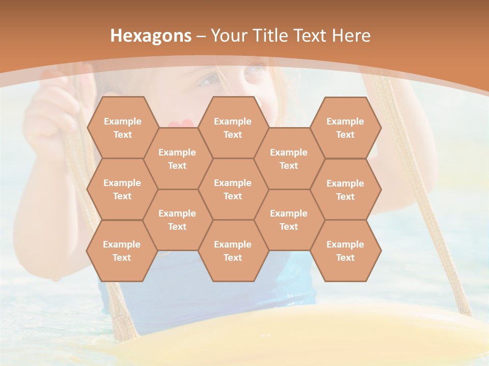 Young Child Portrait PowerPoint Template